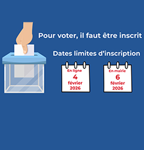 Elections municipales : pensez à vous inscrire sur les listes électorales !