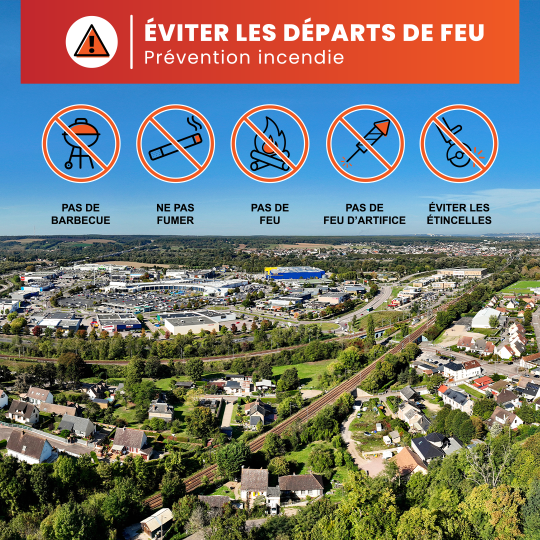 Mesures exceptionnelles de prévention des risques d'incendie sur le territoire communal en raison des conditions de sécheresses