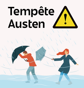Tempête Austen : soyez vigilants